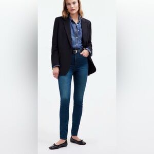 Madewell Skinny High Rise Dark Blue Women Jeans Size 29